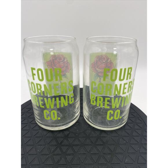 Four Corners Brewing Company Beer Glass orig. La Chingona Double IPA Beer Mugs - Picture 2 of 4